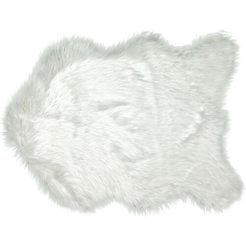 Unique Living Tapis en fausse fourrure Unique Living - Blanc - 60 x 90 cm Unique Living Tapis en fausse fourrure Unique Living - Blanc - 60 x 90 cm