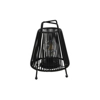 Countryfield Solar Tafellamp Onora Ø19 cm - Hoogte 22 cm - Zwart