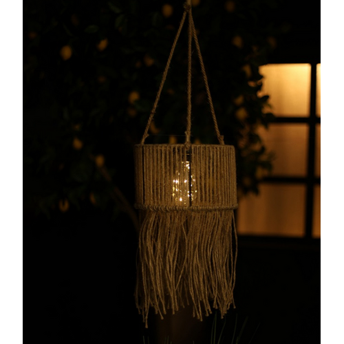 Countryfield Lámpara solar Countryfield Janneke Natural Ø25 cm - Altura 15 cm