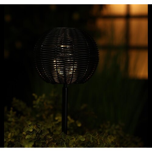Countryfield Lampe de table solaire Countryfield Onora - Noire 30 cm