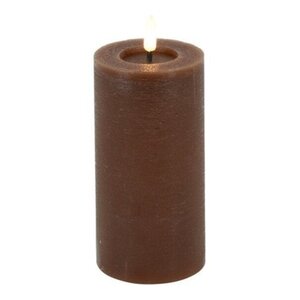 Countryfield Bougie pilier LED Countryfield - Brun rustique - Ø7,5 cm - Hauteur 15 cm Countryfield Bougie pilier LED Countryfield - Brun rustique - Ø7,5 cm - Hauteur 15 cm