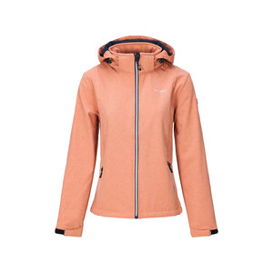 Nordberg Nordberg RIDA - Veste softshell d'été pour femme - Orange chiné