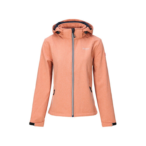 Nordberg Nordberg RIDA - Veste softshell d'été pour femme - Orange chiné