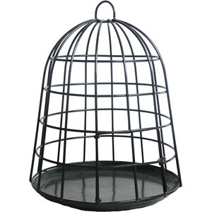 Esschert Design Esschert Design – Vogelfutterkäfig Schwarz – 23,7 cm x 30,6 cm
