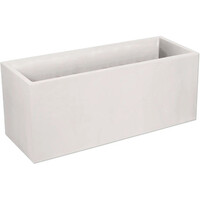 EDA Flower Box Planter 98 liters - 99.5 x 39.5 cm - Height 43.5 cm - Beige