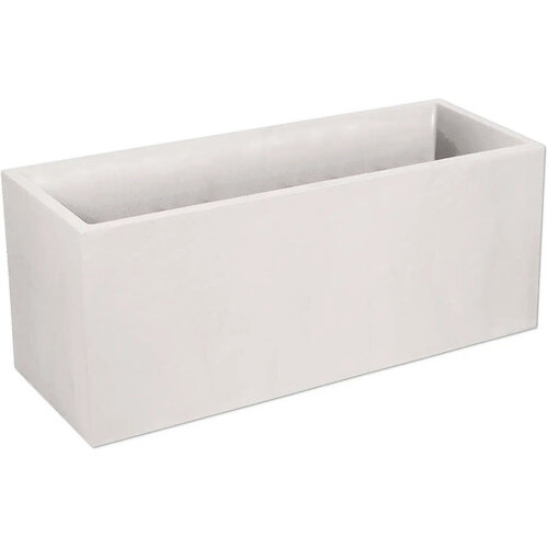 EDA EDA Bloembak Plantenbak 98 liter - 99,5 x 39,5 cm - Hoogte 43,5 cm - Beige