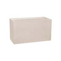 EDA Flower Box Planter 116 liters - 99.5 x 39.5 cm - Height 60 cm - Beige