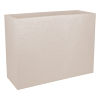 EDA Blumenkasten, 46 Liter – 78,5 x 29,5 cm – Höhe 60 cm – Beige