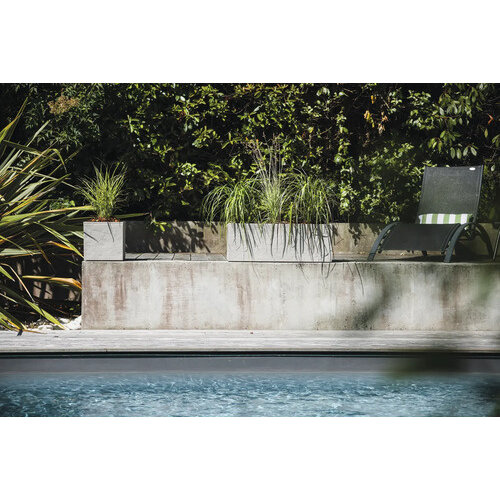 EDA EDA Blumenkasten, 25 Liter – 59 x 19,5 cm – Höhe 22,8 cm – Beige