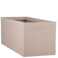 EDA Blumenkasten, 57 Liter – 79,5 x 29,5 cm – Höhe 29,5 cm – Beige