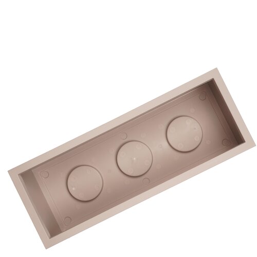 EDA EDA Bloembak Plantenbak 57 liter - 79,5 x 29,5 cm - Hoogte 29,5 cm - Beige