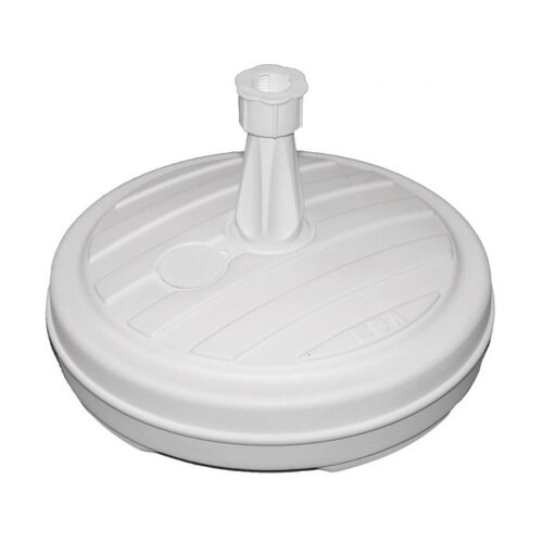 Pied de parasol professionnel pour jardin - Blanc - 13 litres