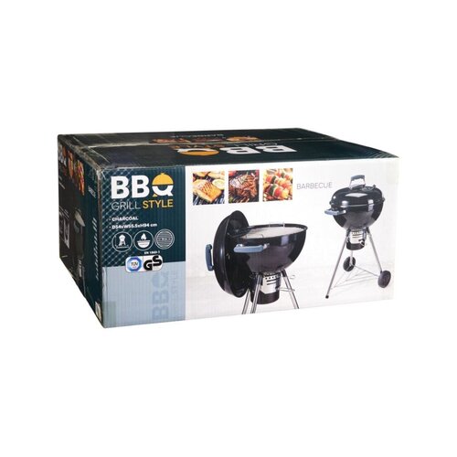 Pro Garden Holzkohlegrillkugel – 56 cm – Schwarz