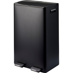 Excellent Houseware Excellent Houseware Treteimer – 2 x 30 Liter – Schwarz Excellent Houseware Excellent Houseware Treteimer – 2 x 30 Liter – Schwarz