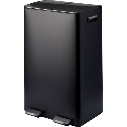 Excellent Houseware Excellent Houseware Pedaalemmer - 2x30 liter - Zwart