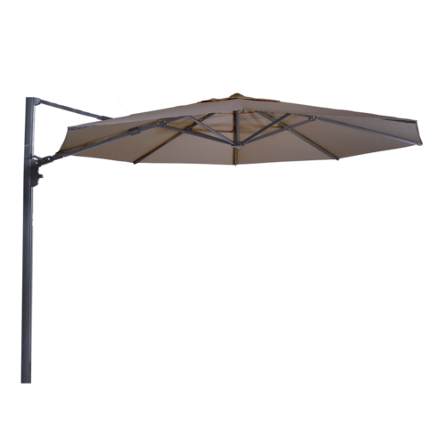 Lesli Living Lesli Living Zweefparasol Virgo UP Ø350 cm - Taupe