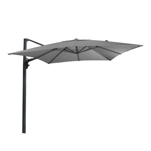 Lesli Living Lesli Living Zweefparasol Virgo UP 3 x 3 m - Grijs