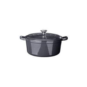 Cast Iron Casserole - Grey 28 cm