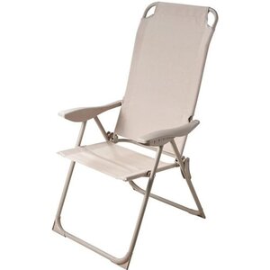 Redcliffs Redcliffs Klappstuhl mit Armlehnen, beige – 110 kg