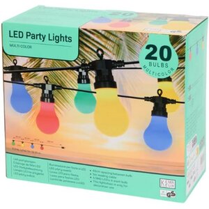 Feestverlichting Color - 20 LED lampjes 14,5m Feestverlichting Color - 20 LED lampjes 14,5m