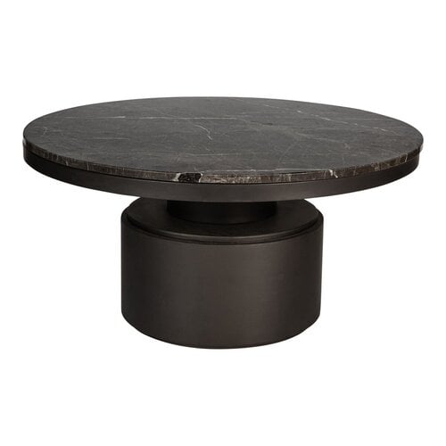 PTMD PTMD Salontafel Bregt Marmer Bruin - Ø90x45cm PTMD PTMD Salontafel Bregt Marmer Bruin - Ø90x45cm