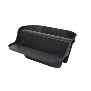 Macetero con mesa para barandilla de balcón - Antracita Macetero con mesa para barandilla de balcón - Antracita