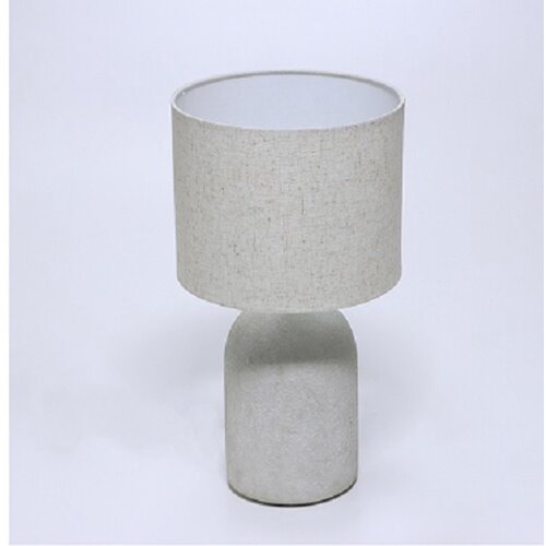 Steingut-Tischleuchte E14 - 25 x 45,5 cm