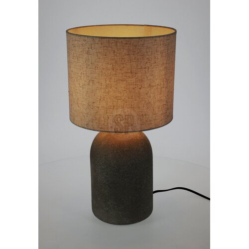 Steingut-Tischleuchte E14 - 25 x 45,5 cm