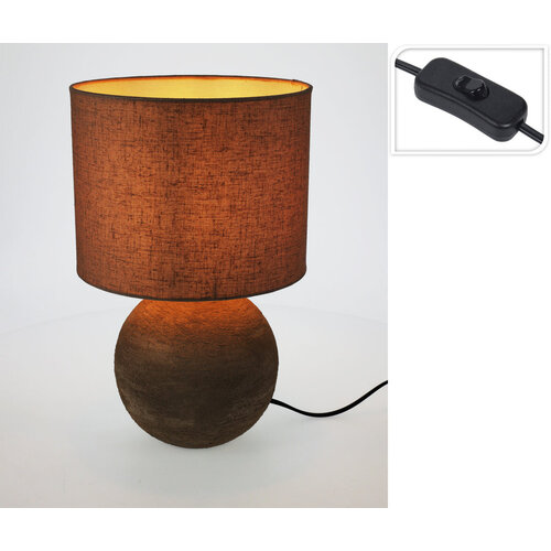 Steingut-Tischleuchte E14 - 23 x 36,5 cm Steingut-Tischleuchte E14 - 23 x 36,5 cm