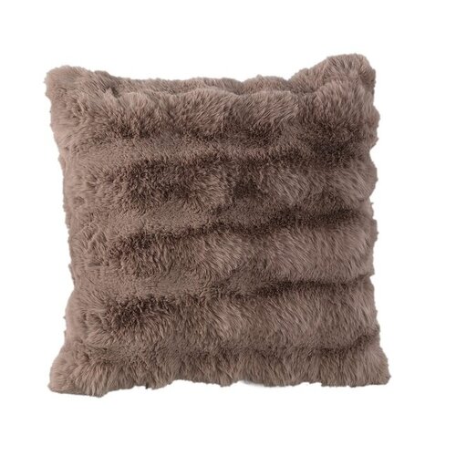 PTMD PTMD Kissen Dunae, gepunktetes Kunstfell – Taupe, 60 cm PTMD PTMD Kissen Dunae, gepunktetes Kunstfell – Taupe, 60 cm