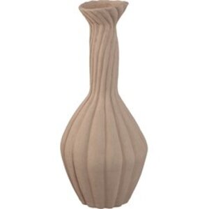PTMD PTMD Lydia Ceramic Vase Brown 25x50cm PTMD PTMD Lydia Ceramic Vase Brown 25x50cm