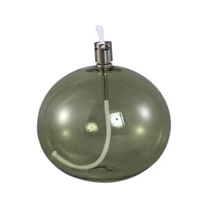 PTMD PTMD Adilia Olielamp Glas Mosgroen 12cm