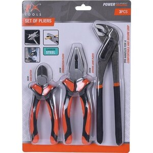 FX Tools FX Tools 3-Piece Pliers Set - Carbon Steel