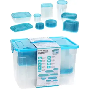 Aufbewahrungsbox-Set, 100-teilig – PP-Kunststoff + Box Aufbewahrungsbox-Set, 100-teilig – PP-Kunststoff + Box