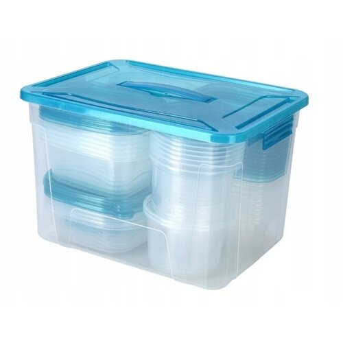 Aufbewahrungsbox-Set, 100-teilig – PP-Kunststoff + Box Aufbewahrungsbox-Set, 100-teilig – PP-Kunststoff + Box