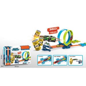 Tender Toys Tender Toys Autorennbahn mit Looping, 108 x 33 cm Tender Toys Tender Toys Autorennbahn mit Looping, 108 x 33 cm
