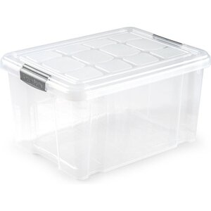 Storage box with lid - 16 liters - Plastic Storage box with lid - 16 liters - Plastic