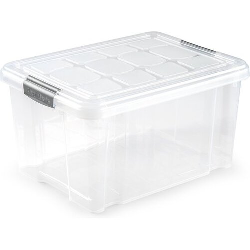 Storage box with lid - 16 liters - Plastic Storage box with lid - 16 liters - Plastic