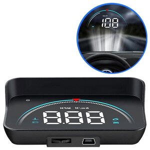 Nortec Nortec Digitaler HUD-Autotacho – Kunststoff – Schwarz Nortec Nortec Digitaler HUD-Autotacho – Kunststoff – Schwarz