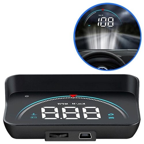 Nortec Nortec Digitaler HUD-Autotacho – Kunststoff – Schwarz Nortec Nortec Digitaler HUD-Autotacho – Kunststoff – Schwarz