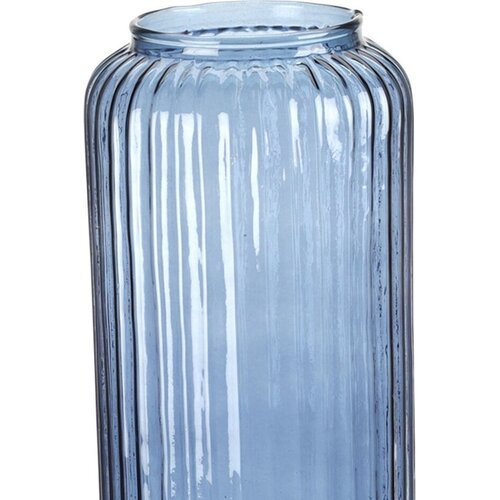 Glass vase Evi 16x28cm - Glass - Blue Glass vase Evi 16x28cm - Glass - Blue