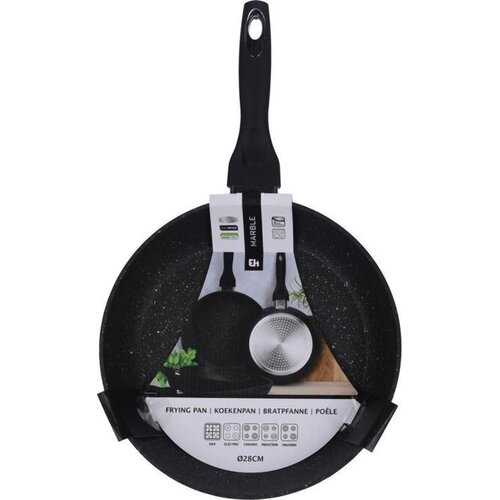 Excellent Houseware Excellent Houseware Frying Pan 28cm - Aluminium - Silver Excellent Houseware Excellent Houseware Frying Pan 28cm - Aluminium - Silver