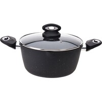 Excellent Houseware kookpan met deksel 24cm - Aluminium - Zilver