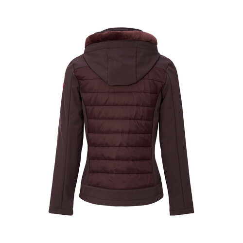 Nordberg Nordberg Sascha softshell jas dames - Bruin
