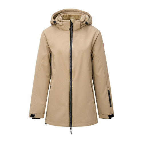 Nordberg Nordberg Tiara softshell jas dames - Beige