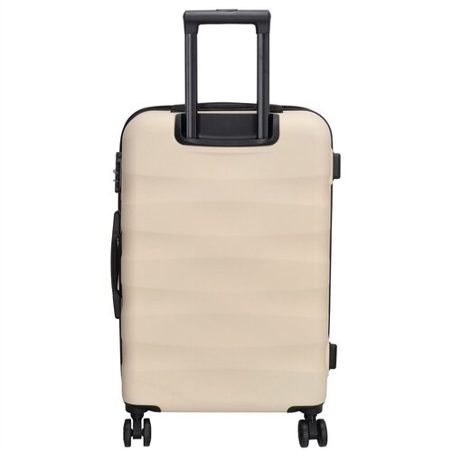 Beagles Beagles Originals mittelgroßer Reisekoffer 58L - Kunststoff - Beige Beagles Beagles Originals mittelgroßer Reisekoffer 58L - Kunststoff - Beige
