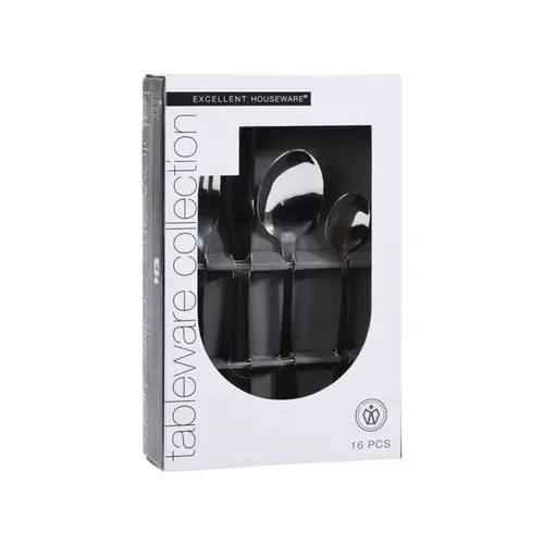 16-piece Stainless Steel Cutlery Set - Silver