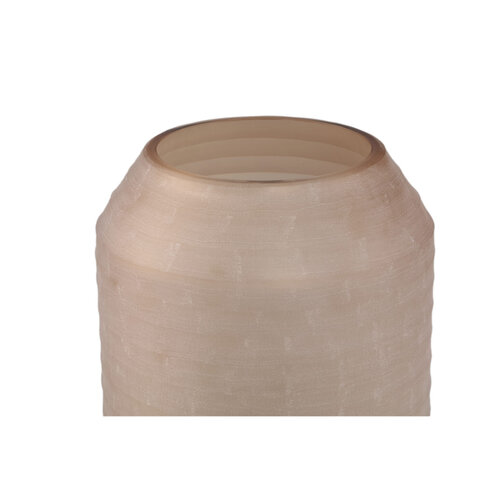 PTMD PTMD Malia Glasvase 32 cm - Beige PTMD PTMD Malia Glasvase 32 cm - Beige