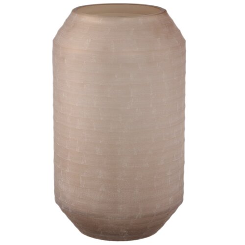 PTMD PTMD Malia Glasvase 32 cm - Beige PTMD PTMD Malia Glasvase 32 cm - Beige