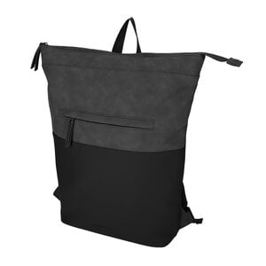 Norlander Norlander PU Backpack Napolitana Black 27x15.5x40.5cm